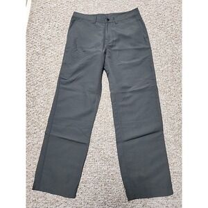 REI Men's Hiking Pants 32x31 Gray Nylon Outdoor Trail Travel Zip Pocket